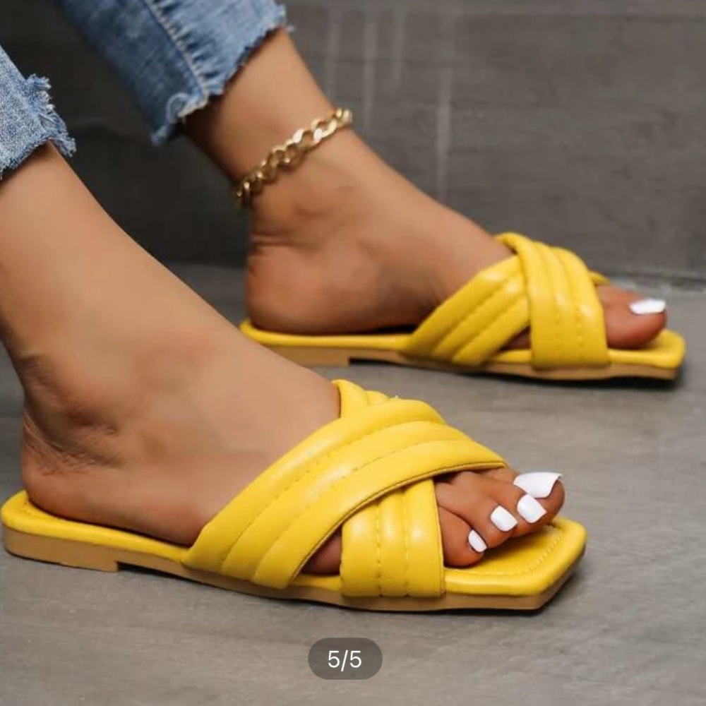 Yellow slides, new in box